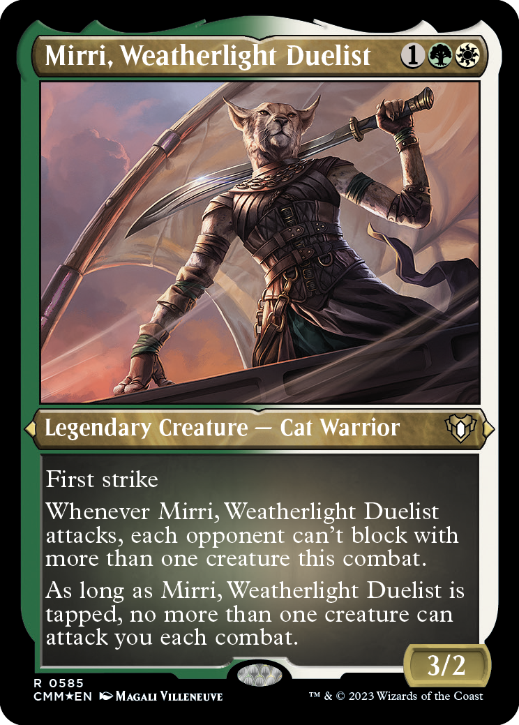 Mirri, Weatherlight Duelist (Foil Etched) [Commander Masters] | Galaxy Games LLC