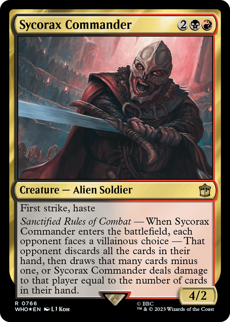 Sycorax Commander (Surge Foil) [Doctor Who] | Galaxy Games LLC