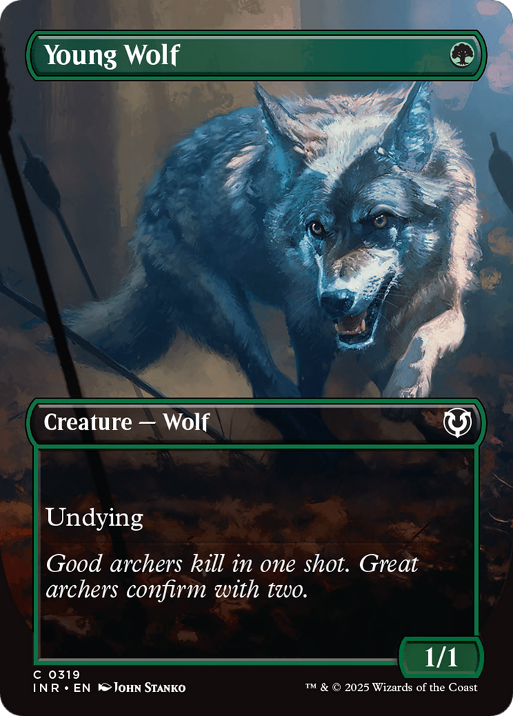 Young Wolf (Borderless) [Innistrad Remastered] | Galaxy Games LLC