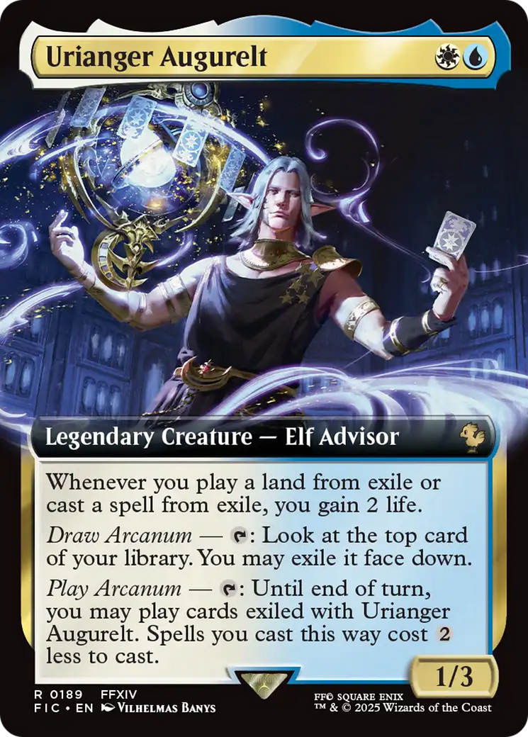 Urianger Augurelt (Extended Art) [FINAL FANTASY Commander] | Galaxy Games LLC