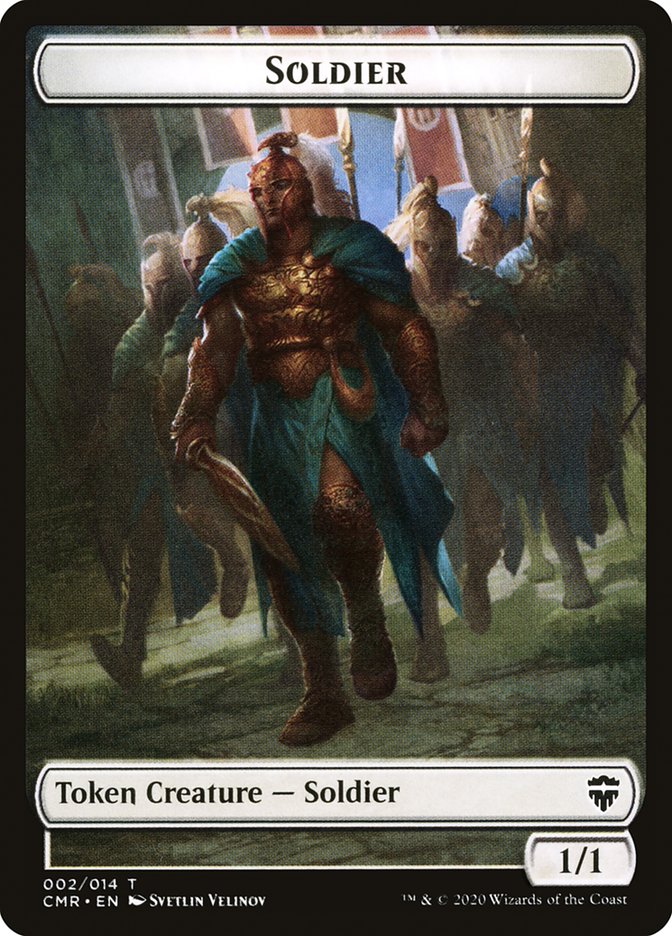 Soldier // Thrull Double-Sided Token [Commander Legends Tokens] | Galaxy Games LLC