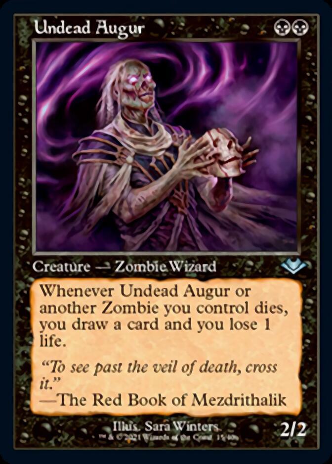 Undead Augur (Retro Foil Etched) [Modern Horizons] | Galaxy Games LLC