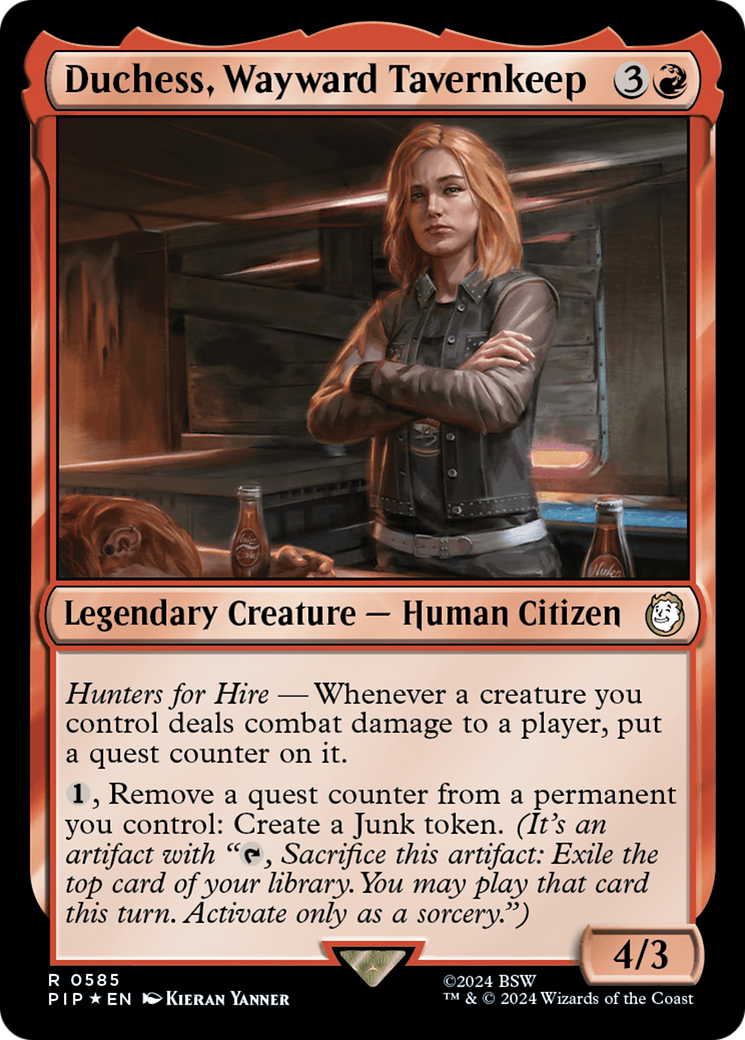 Duchess, Wayward Tavernkeep (Surge Foil) [Fallout] | Galaxy Games LLC