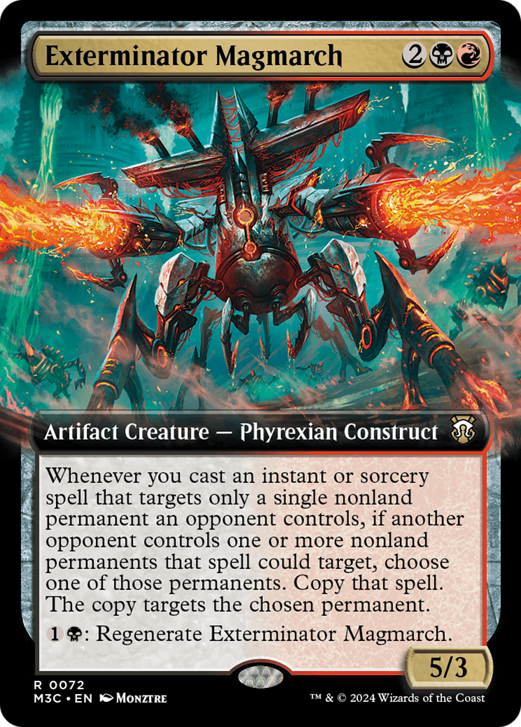 Exterminator Magmarch (Extended Art) (Ripple Foil) [Modern Horizons 3 Commander] | Galaxy Games LLC