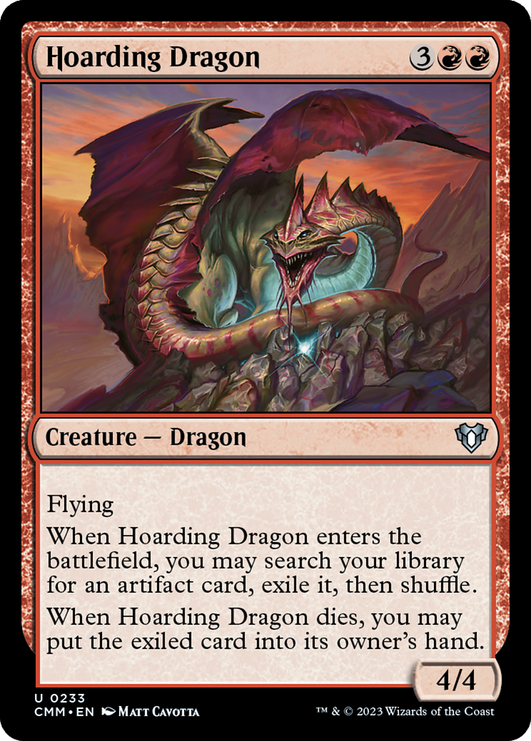 Hoarding Dragon [Commander Masters] | Galaxy Games LLC