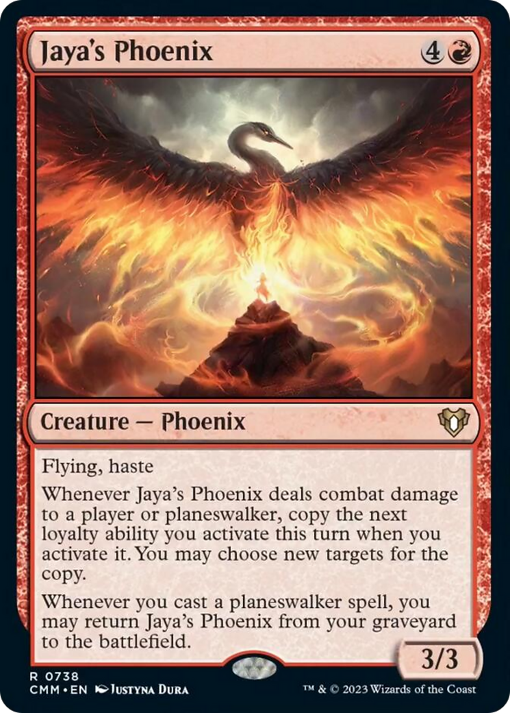 Jaya's Phoenix [Commander Masters] | Galaxy Games LLC