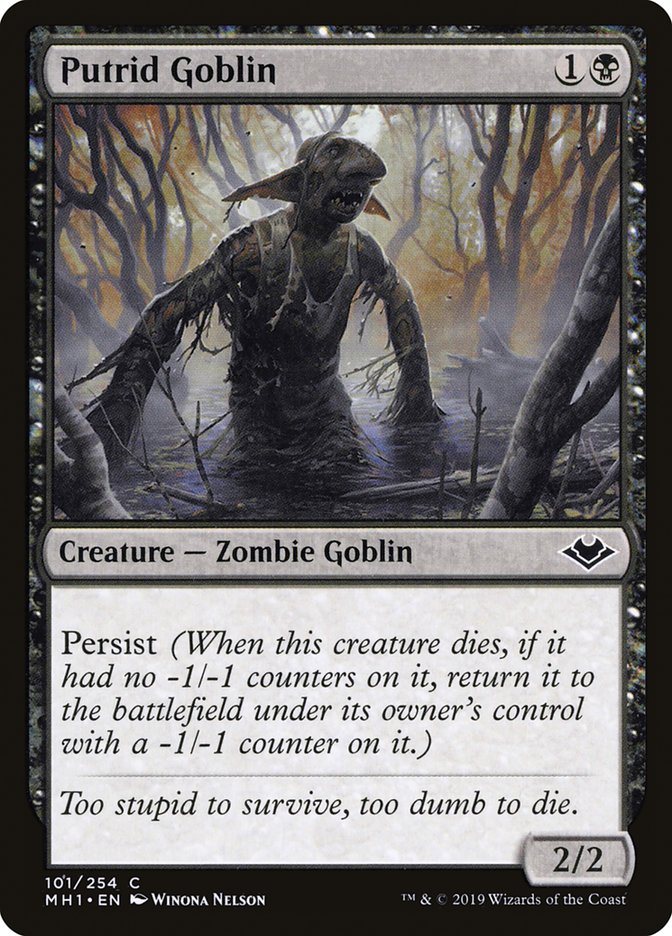 Putrid Goblin [Modern Horizons] | Galaxy Games LLC