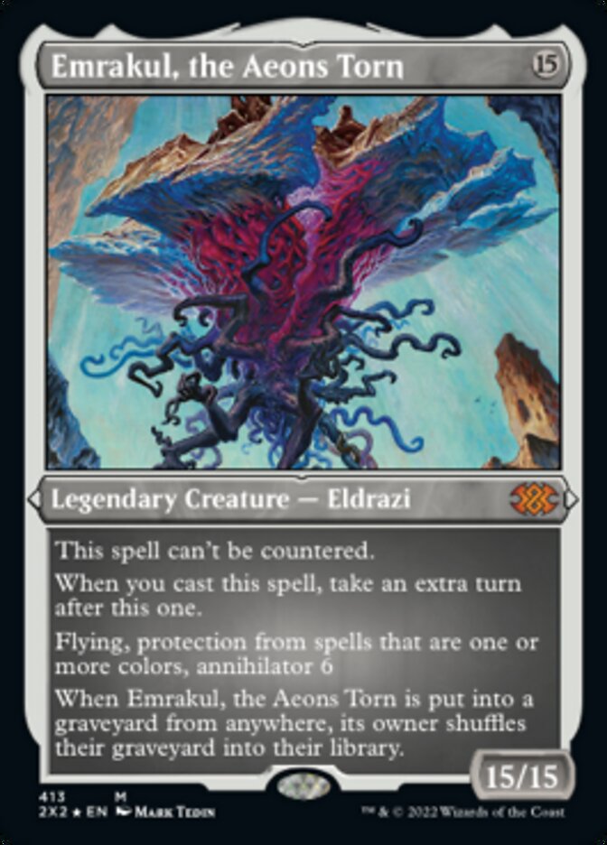 Emrakul, the Aeons Torn (Foil Etched) [Double Masters 2022] | Galaxy Games LLC