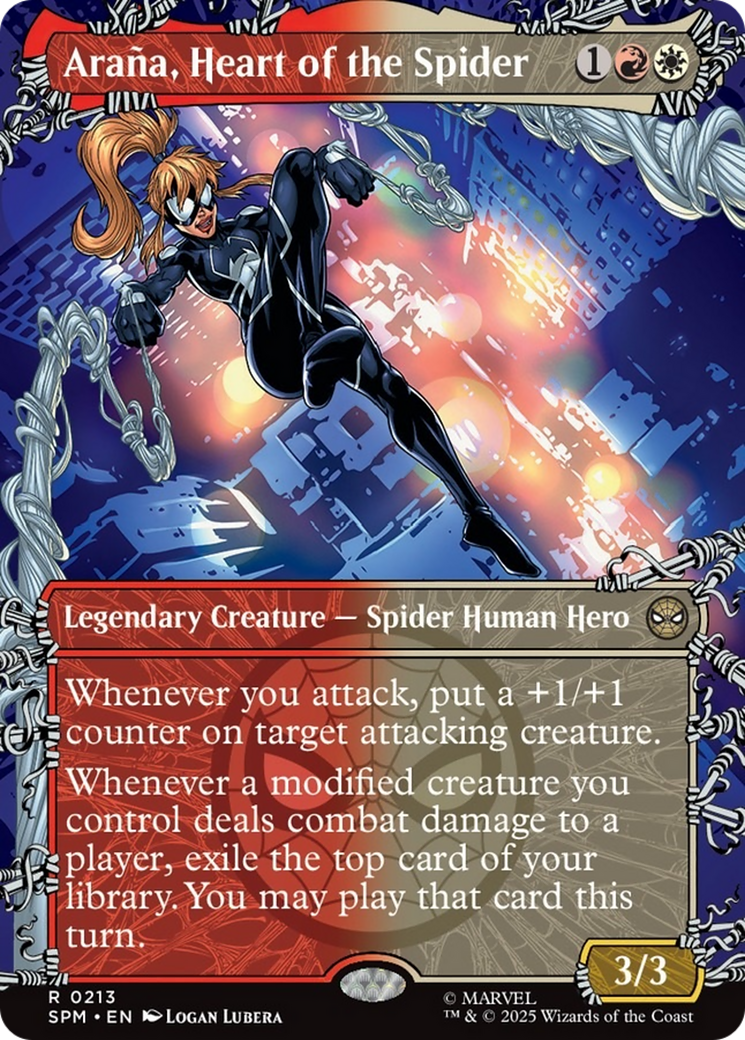 Arana, Heart of the Spider (Borderless) [Marvel's Spider-Man] | Galaxy Games LLC