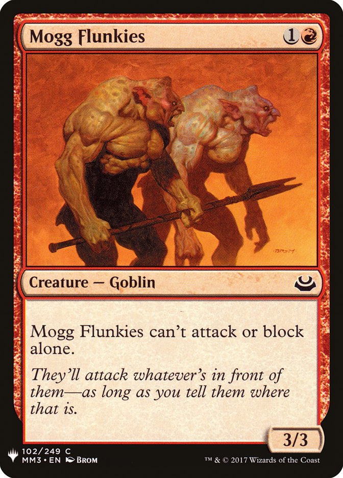 Mogg Flunkies [Mystery Booster] | Galaxy Games LLC