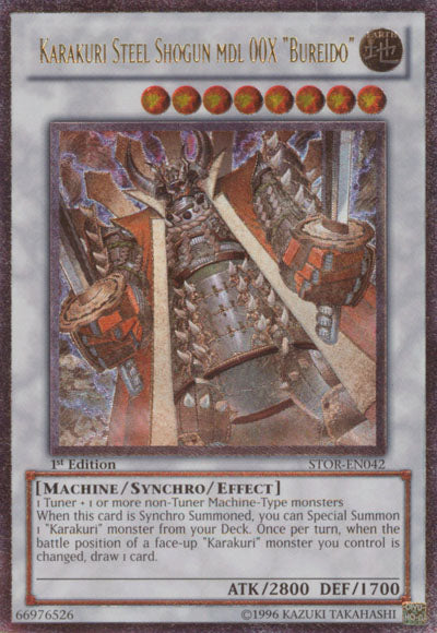 Karakuri Steel Shogun mdl 00X "Bureido" [STOR-EN042] Ultimate Rare | Galaxy Games LLC