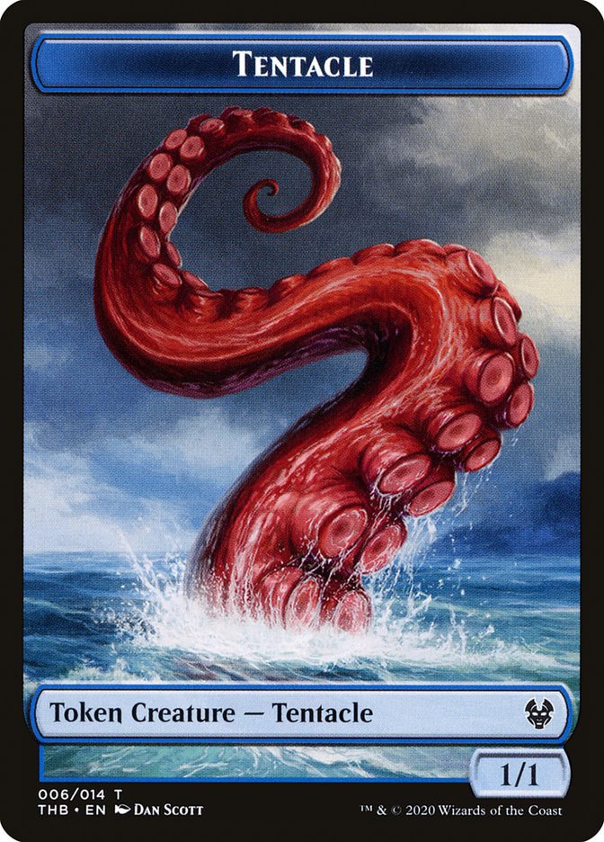 Human Soldier // Tentacle Double-Sided Token [Theros Beyond Death Tokens] | Galaxy Games LLC