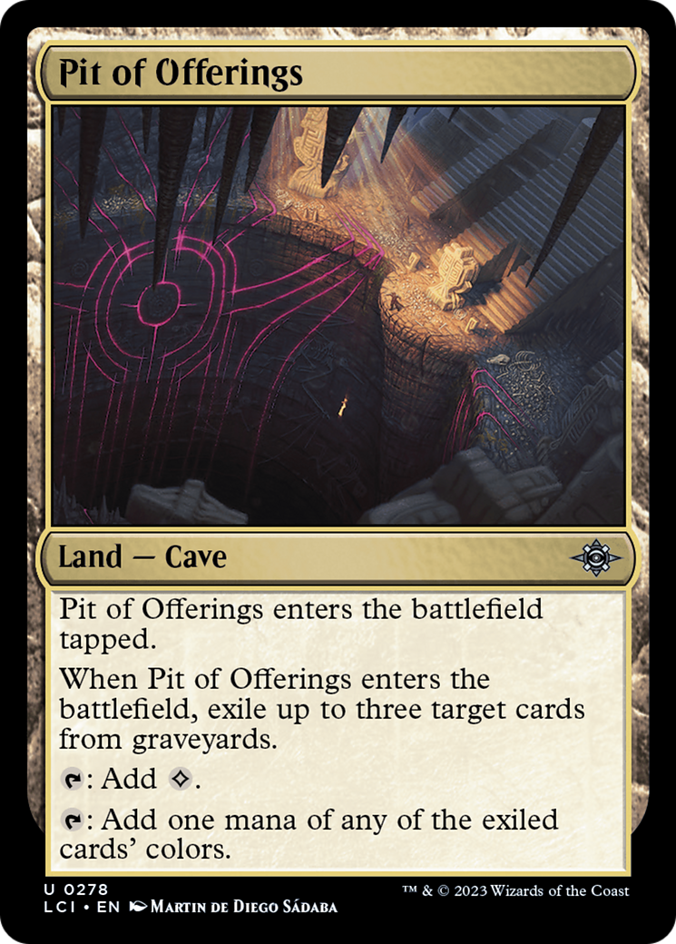 Pit of Offerings [The Lost Caverns of Ixalan] | Galaxy Games LLC