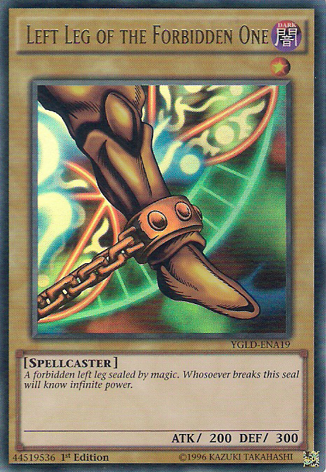 Left Leg of the Forbidden One [YGLD-ENA19] Ultra Rare | Galaxy Games LLC