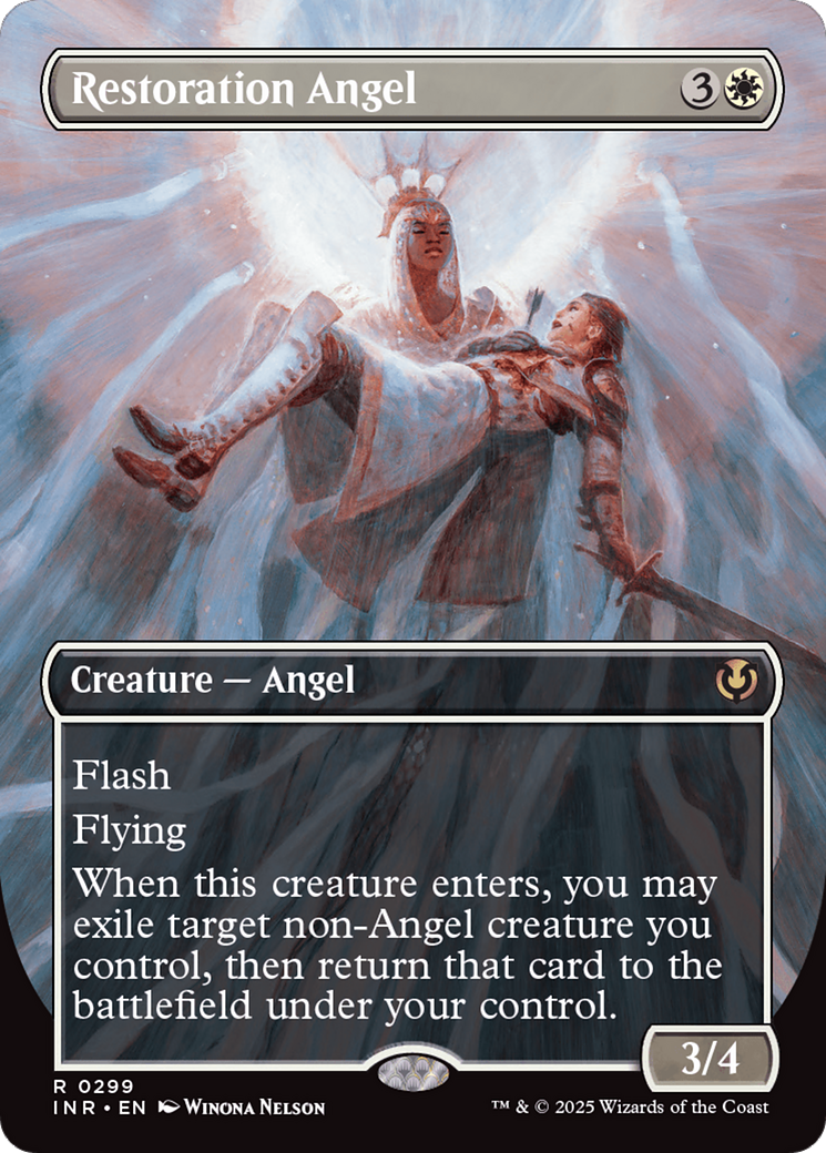 Restoration Angel (Borderless) [Innistrad Remastered] | Galaxy Games LLC