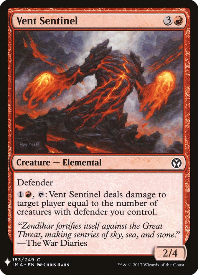 Vent Sentinel [Mystery Booster] | Galaxy Games LLC