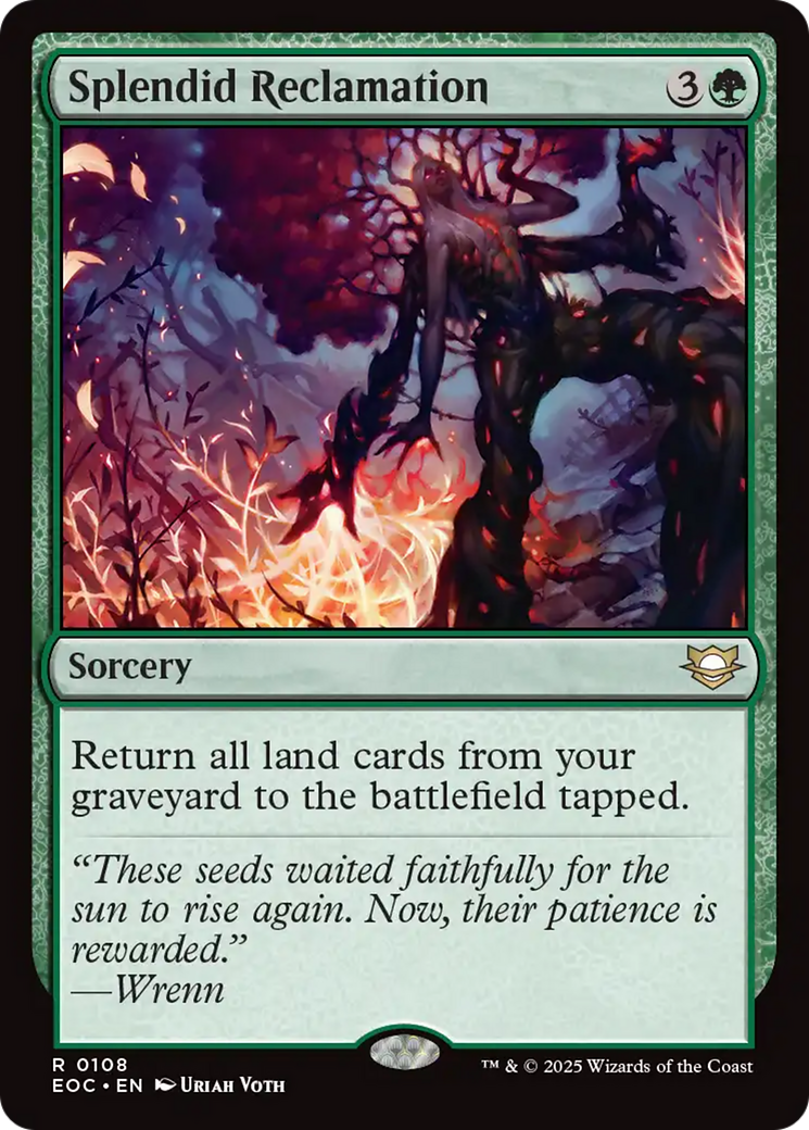 Splendid Reclamation [Edge of Eternities Commander] | Galaxy Games LLC