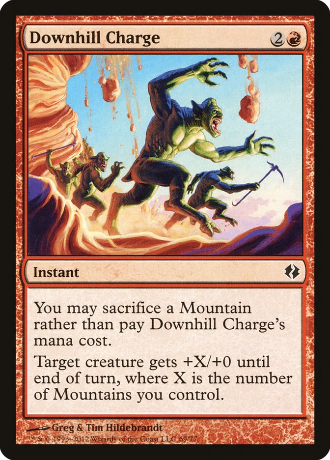 Downhill Charge [Duel Decks: Venser vs. Koth] | Galaxy Games LLC