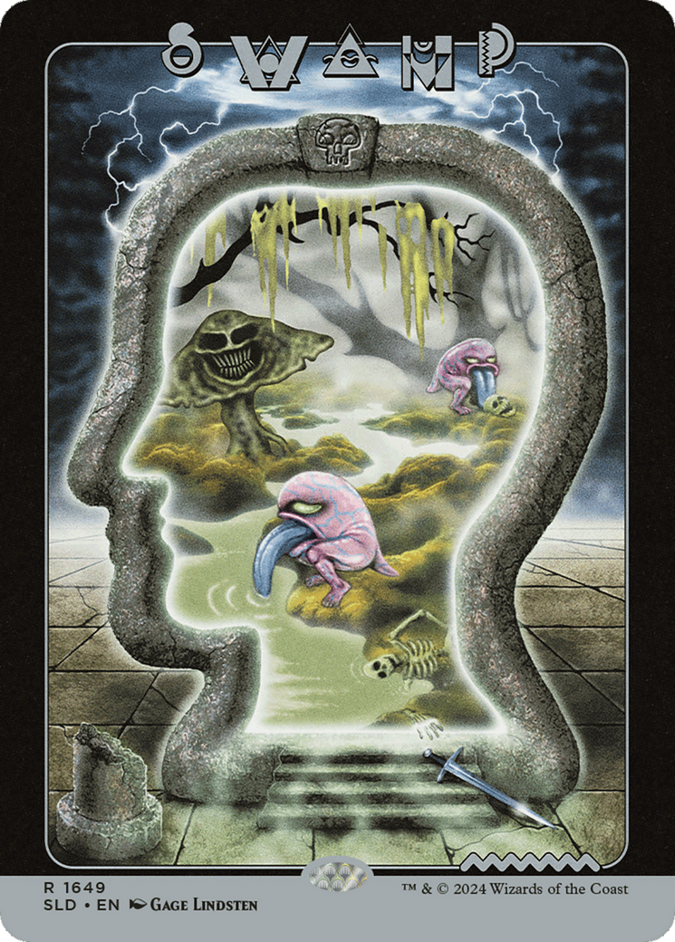 Swamp (1649) (Rainbow Foil) [Secret Lair Drop Series] | Galaxy Games LLC