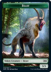 Beast // Treasure Double-Sided Token [Double Masters Tokens] | Galaxy Games LLC