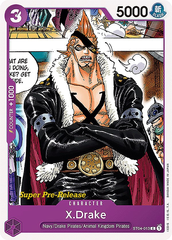 X.Drake [Super Pre-Release Starter Deck: Animal Kingdom Pirates] | Galaxy Games LLC