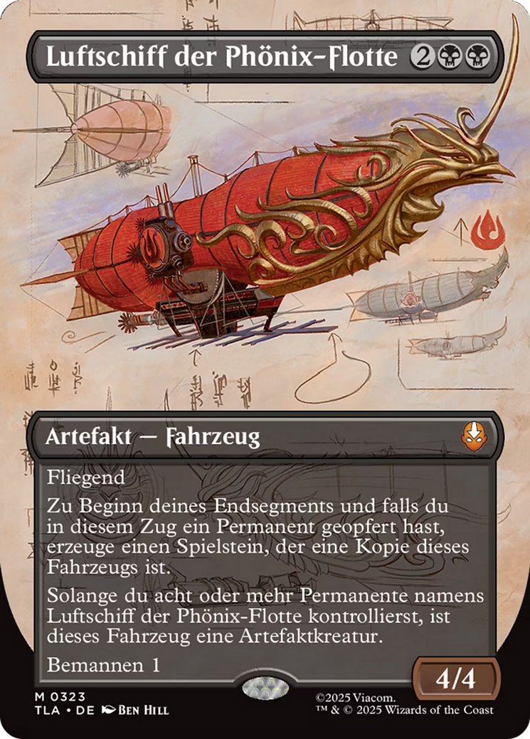 Phoenix Fleet Airship (Borderless) [Avatar: The Last Airbender] | Galaxy Games LLC