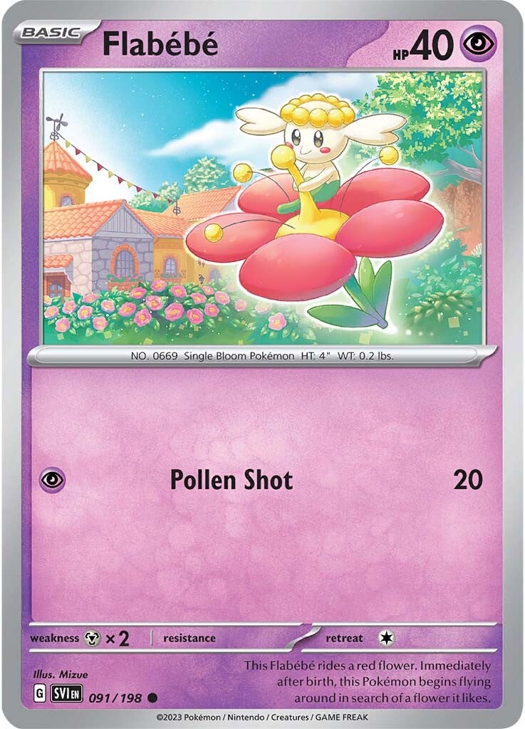 Flabebe (091/198) [Scarlet & Violet: Base Set] | Galaxy Games LLC