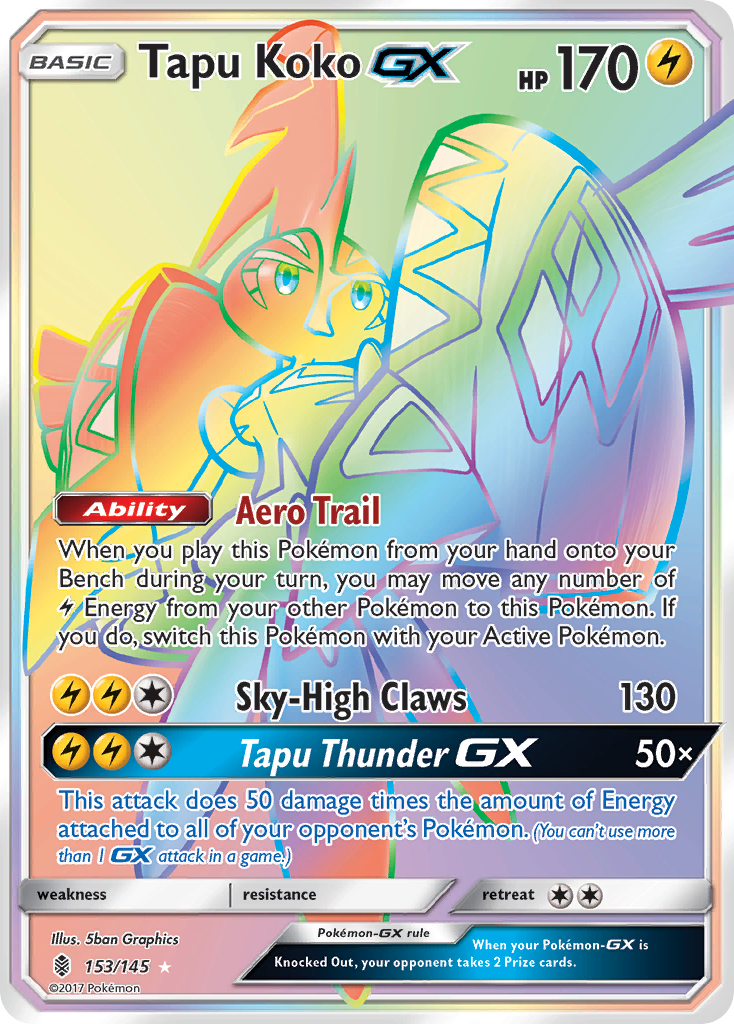 Tapu Koko GX (153/145) [Sun & Moon: Guardians Rising] | Galaxy Games LLC