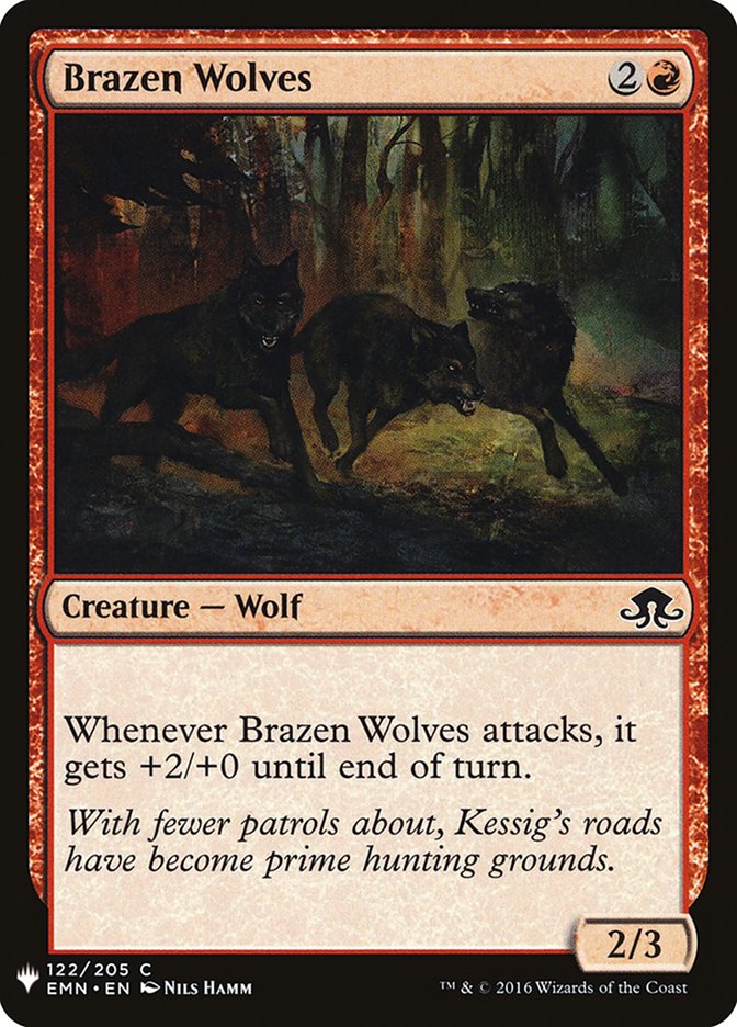 Brazen Wolves [Mystery Booster] | Galaxy Games LLC