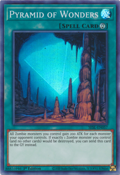 Pyramid of Wonders [SESL-EN057] Super Rare | Galaxy Games LLC