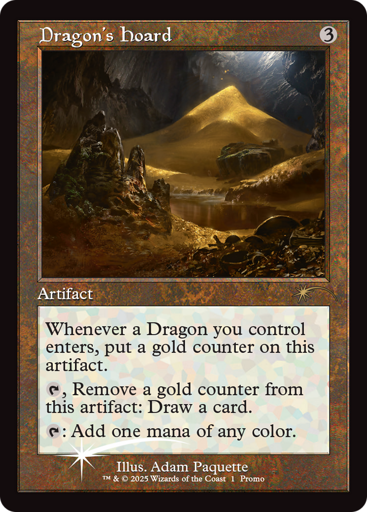 Dragon's Hoard (Retro Frame) [Wizards Play Network 2025] | Galaxy Games LLC