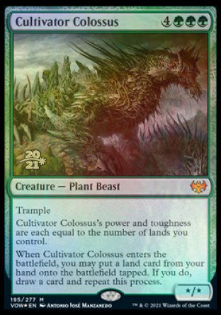 Cultivator Colossus [Innistrad: Crimson Vow Prerelease Promos] | Galaxy Games LLC