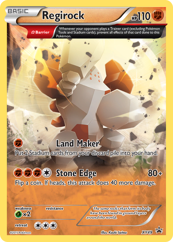 Regirock (XY49) [XY: Black Star Promos] | Galaxy Games LLC