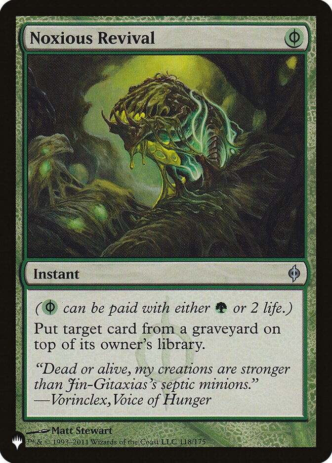 Noxious Revival [The List] | Galaxy Games LLC