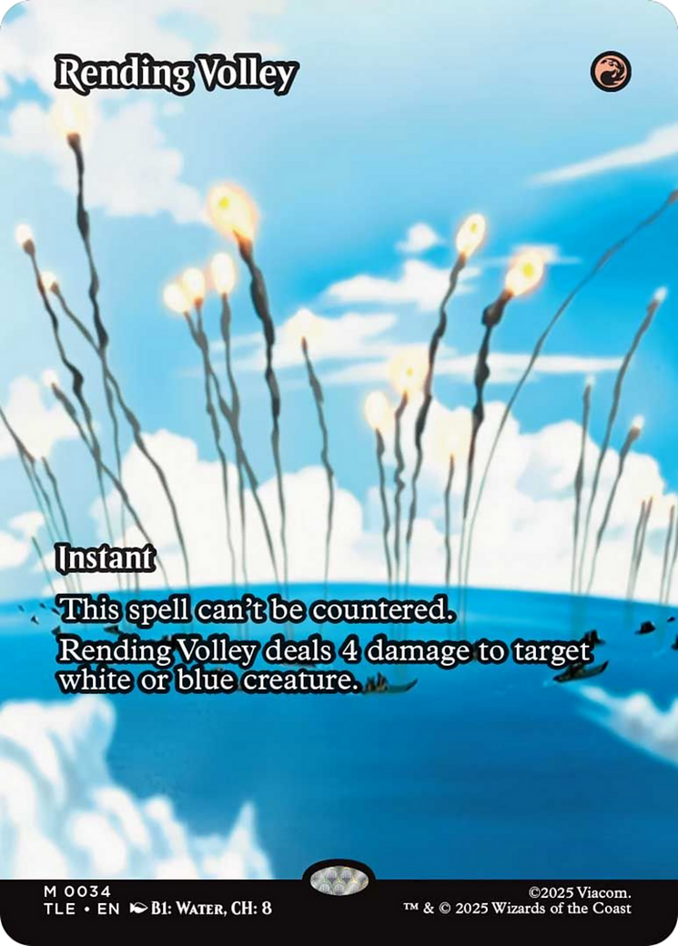 Rending Volley (Borderless) [Avatar: The Last Airbender: Eternal-Legal] | Galaxy Games LLC