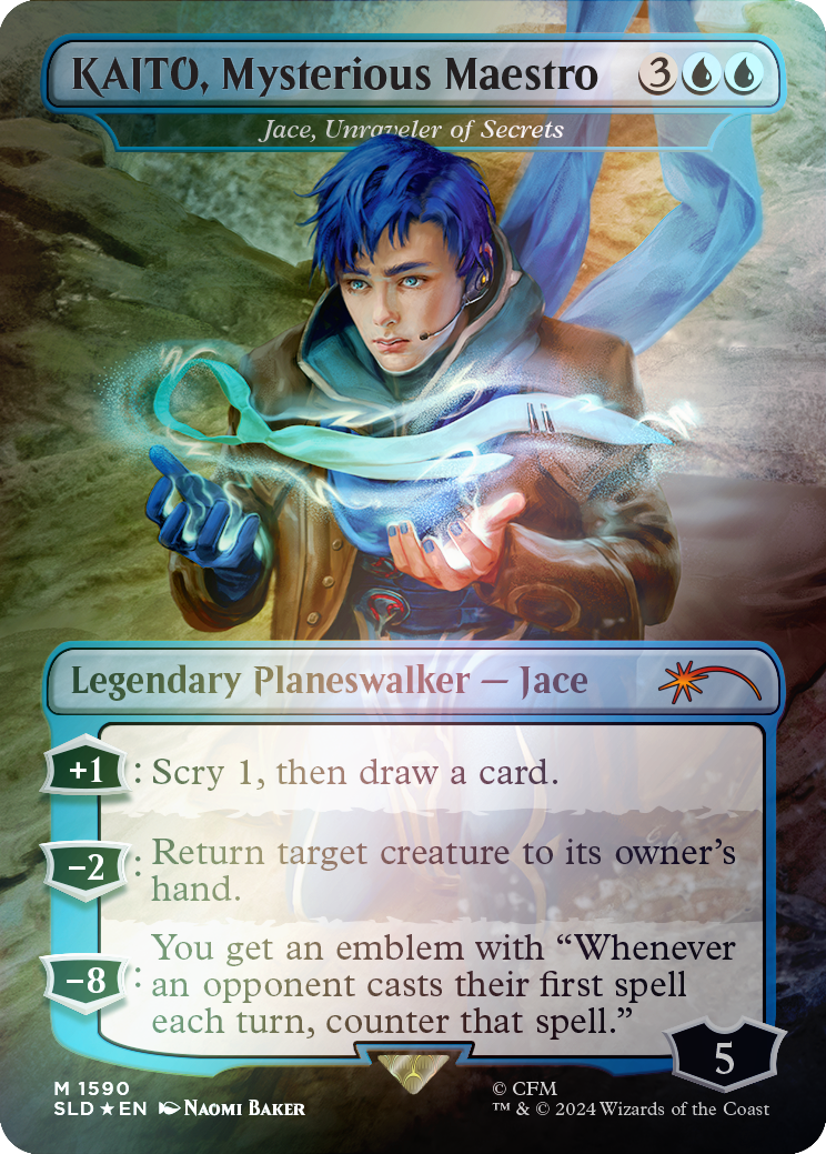 KAITO, Mysterious Maestro - Jace, Unraveler of Secrets (Rainbow Foil) [Secret Lair Drop Series] | Galaxy Games LLC