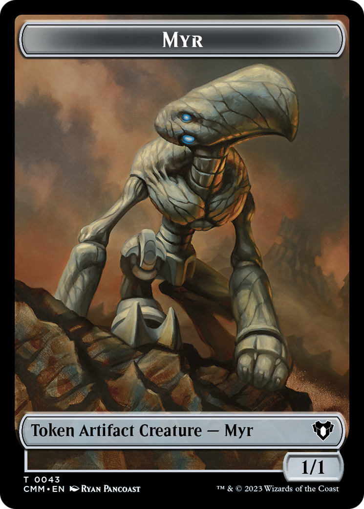 Myr Token [Commander Masters Tokens] | Galaxy Games LLC