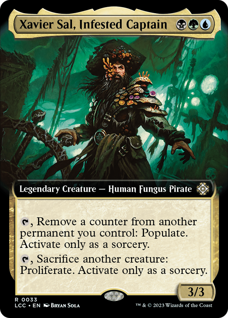 Xavier Sal, Infested Captain (Extended Art) [The Lost Caverns of Ixalan Commander] | Galaxy Games LLC