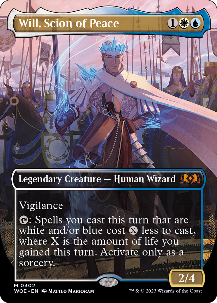 Will, Scion of Peace (Borderless Alternate Art) [Wilds of Eldraine] | Galaxy Games LLC