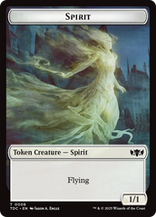 Angel // Spirit Double-Sided Token [Tarkir: Dragonstorm Commander Tokens] | Galaxy Games LLC