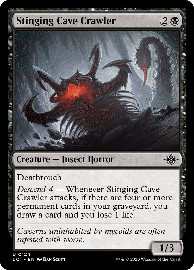 Stinging Cave Crawler [The Lost Caverns of Ixalan] | Galaxy Games LLC