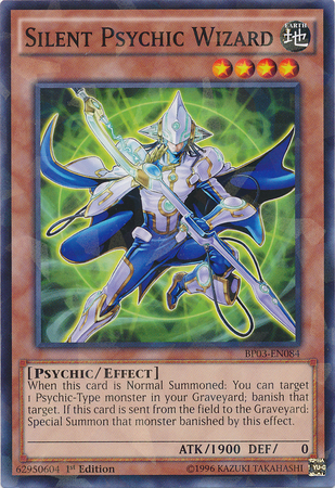 Silent Psychic Wizard [BP03-EN084] Shatterfoil Rare | Galaxy Games LLC