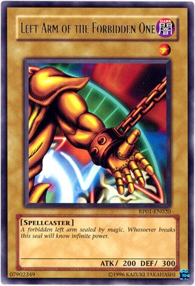 Left Arm of the Forbidden One [RP01-EN020] Rare | Galaxy Games LLC