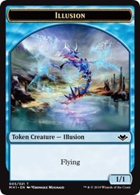 Illusion (005) // Marit Lage (006) Double-Sided Token [Modern Horizons Tokens] | Galaxy Games LLC