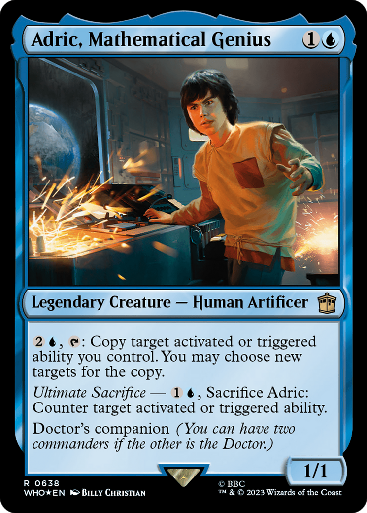 Adric, Mathematical Genius (Surge Foil) [Doctor Who] | Galaxy Games LLC