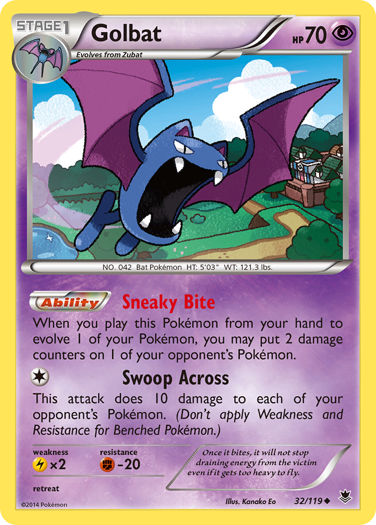 Golbat (32/119) [XY: Phantom Forces] | Galaxy Games LLC