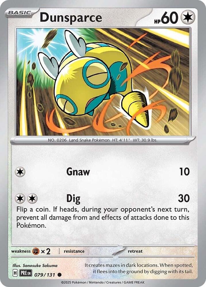 Dunsparce (079/131) [Scarlet & Violet: Prismatic Evolutions] | Galaxy Games LLC