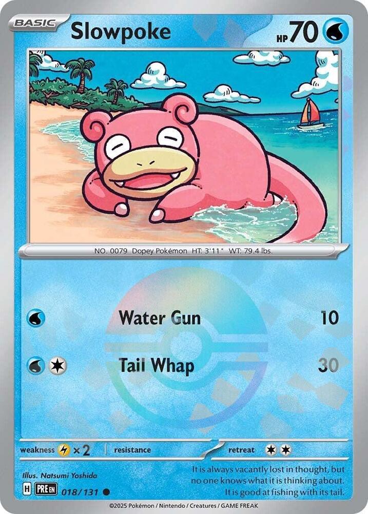 Slowpoke (018/131) (Poke Ball Pattern) [Scarlet & Violet: Prismatic Evolutions] | Galaxy Games LLC