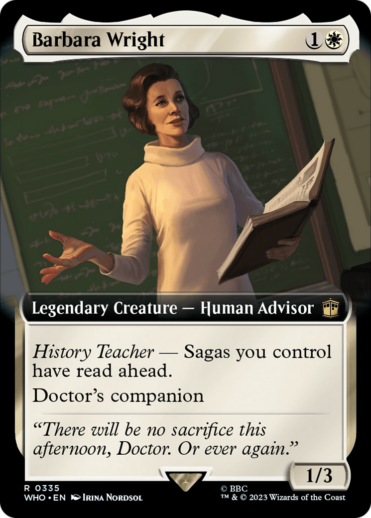 Barbara Wright (Extended Art) [Doctor Who] | Galaxy Games LLC