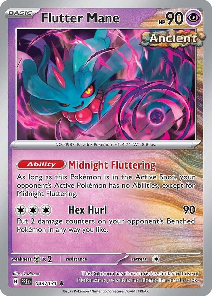 Flutter Mane (043/131) [Scarlet & Violet: Prismatic Evolutions] | Galaxy Games LLC